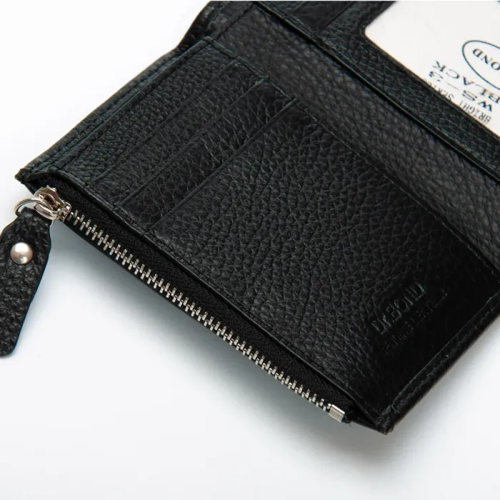Кошелек Bright Женский кожа DR. BOND WS-3 black