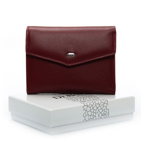Кошелек Bright Женский кожа DR. BOND WS-3 wine red