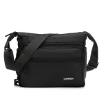 Сумка Мужская На Плечо нейлон Lanpad 8659 black почтальон