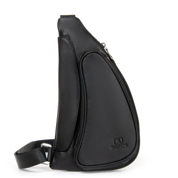 Сумка Мужская На Плечо кожа BRETTON 9186-68 black