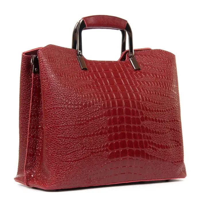 Сумка Женская Классическая кожа ALEX RAI 1540-1 bordo