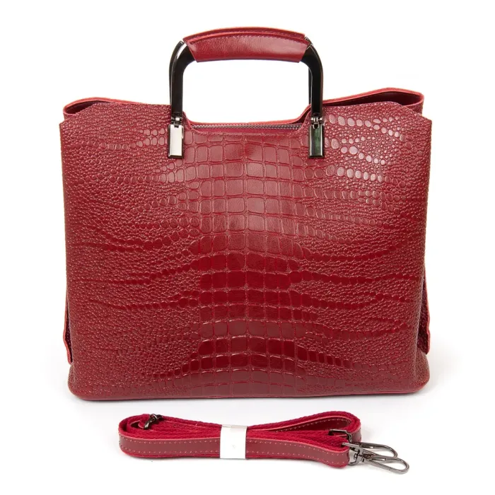 Сумка Женская Классическая кожа ALEX RAI 1540-1 bordo