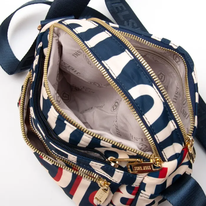 Сумка Женская Текстиль полиамид Jielshi 5667 blue letters