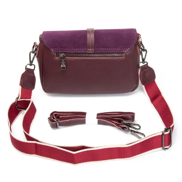 Сумка Женская Классическая замш ALEX RAI 77003 red