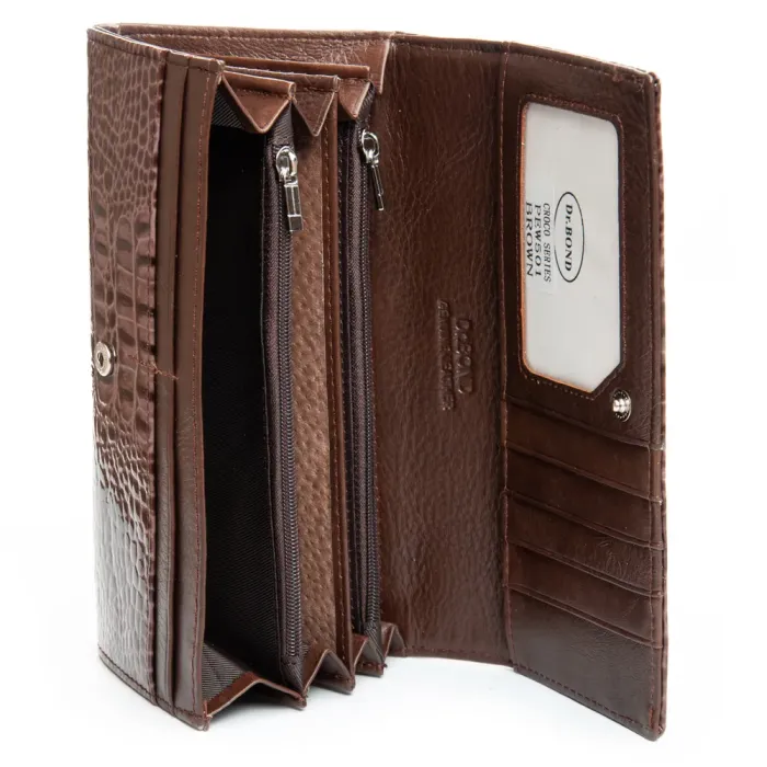 Кошелек PE Женский кожа DR. BOND PEW501 brown
