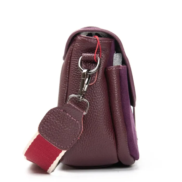 Сумка Женская Классическая замш ALEX RAI 77003 red