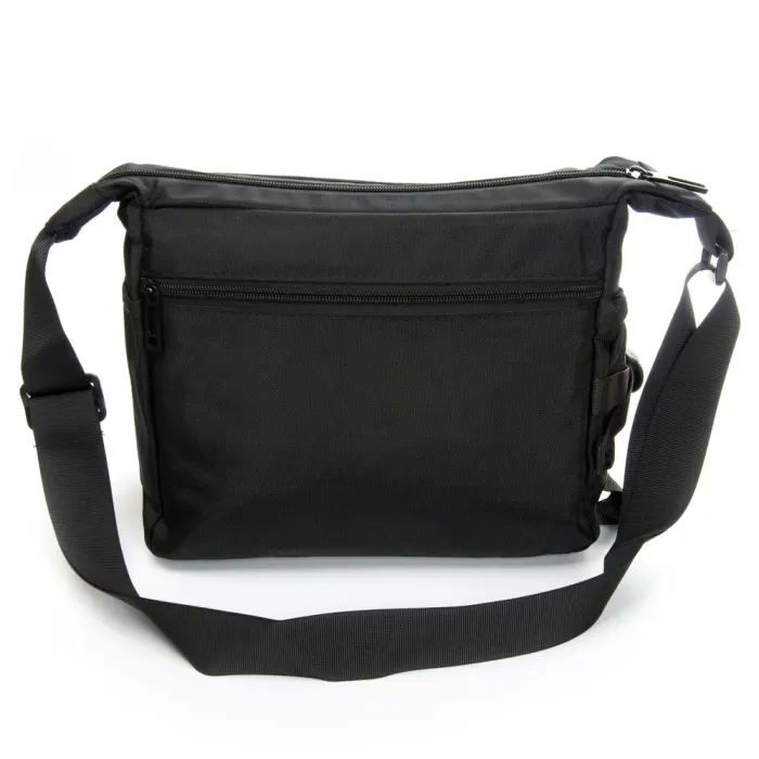 Сумка Мужская На Плечо нейлон Lanpad 8659 black почтальон