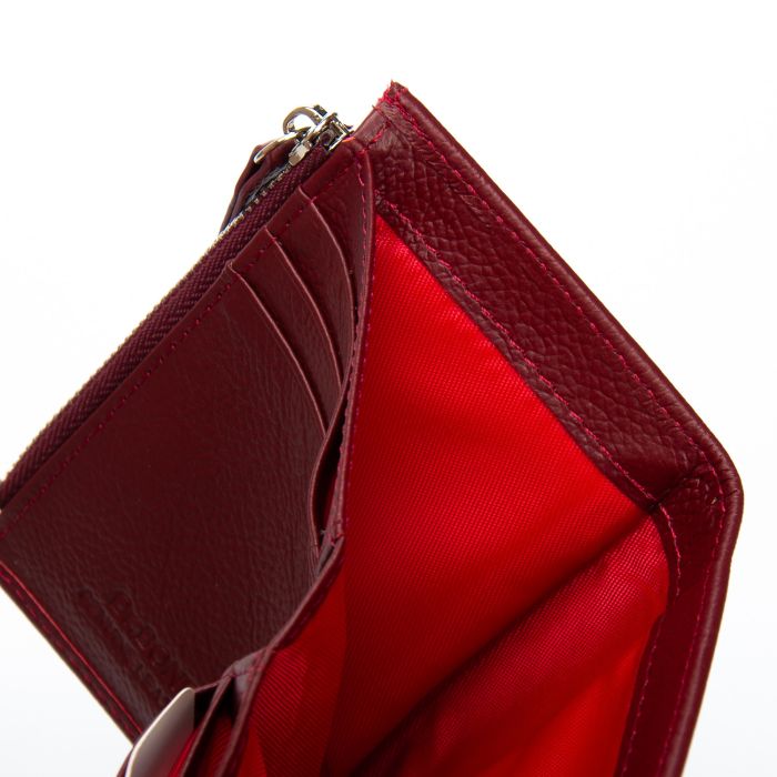 Кошелек Bright Женский кожа DR. BOND WS-3 wine red