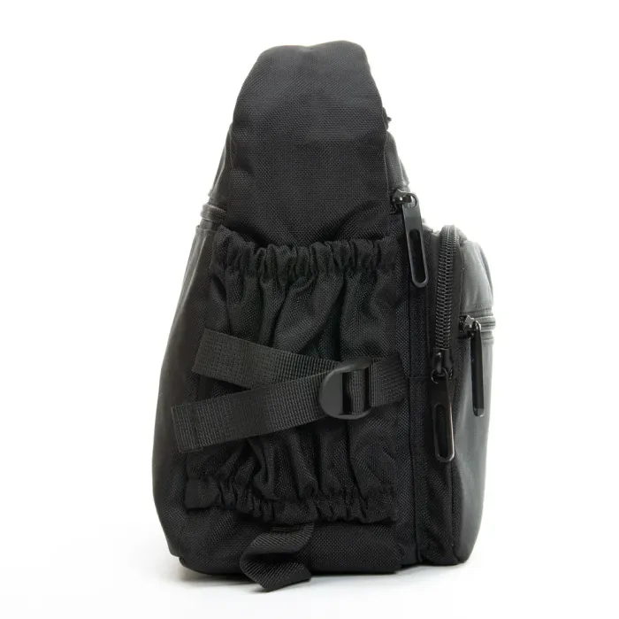 Сумка Мужская На Плечо нейлон Lanpad 8659 black почтальон