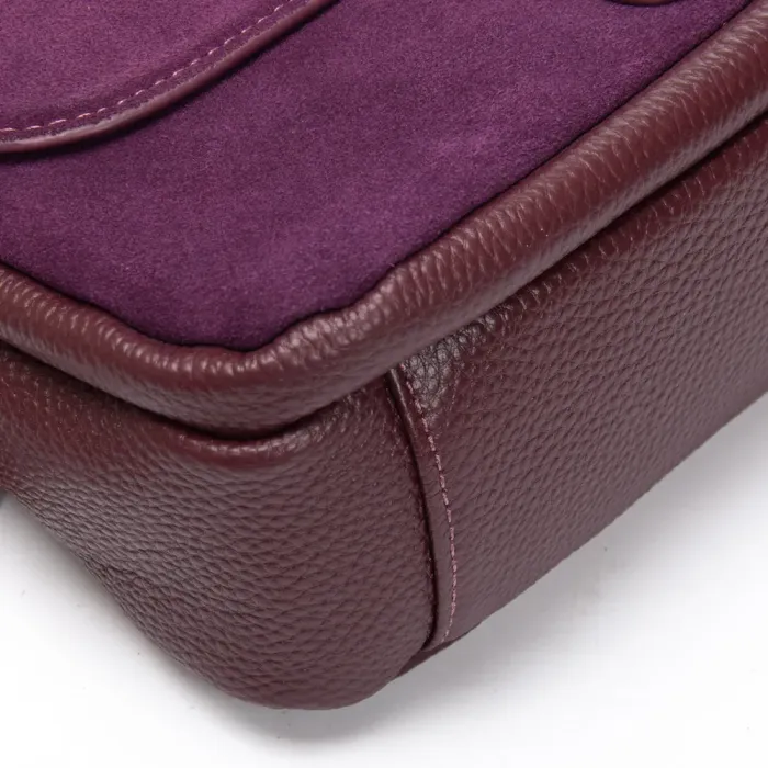 Сумка Женская Классическая замш ALEX RAI 77003 red