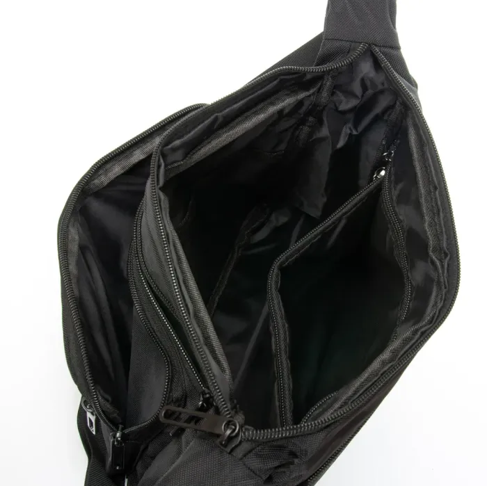 Сумка Мужская На Плечо нейлон Lanpad 8659 black почтальон