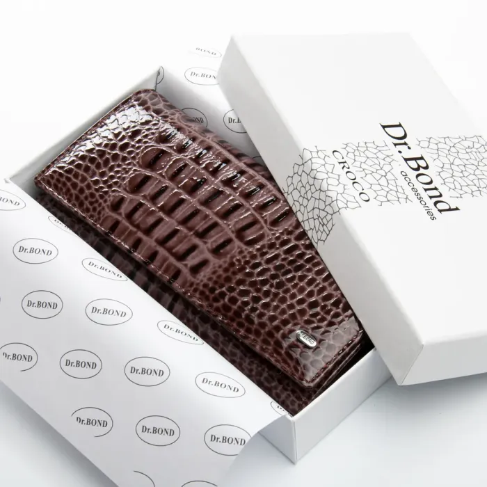 Кошелек PE Женский кожа DR. BOND PEW501 brown