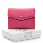 Кошелек Bright Женский кожа DR. BOND WS-3 plum-red