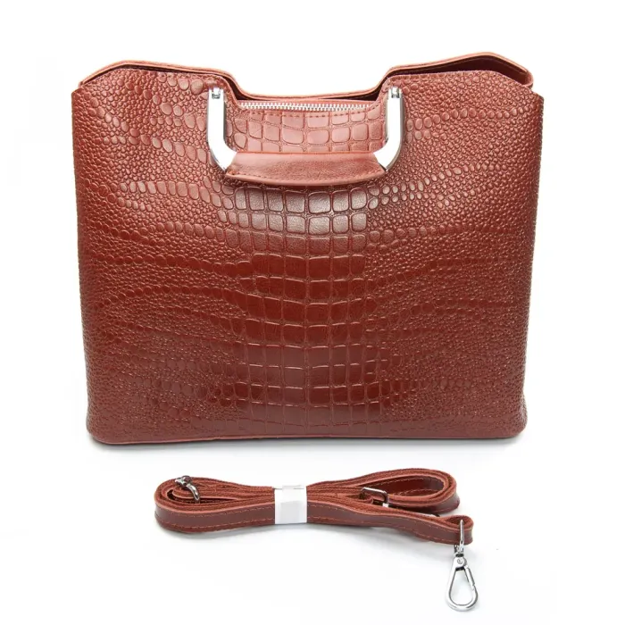 Сумка Женская Классическая кожа ALEX RAI 1540-1 camel