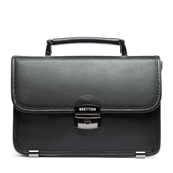 Сумка Мужская Барсетка кожа BRETTON 3787-8 black