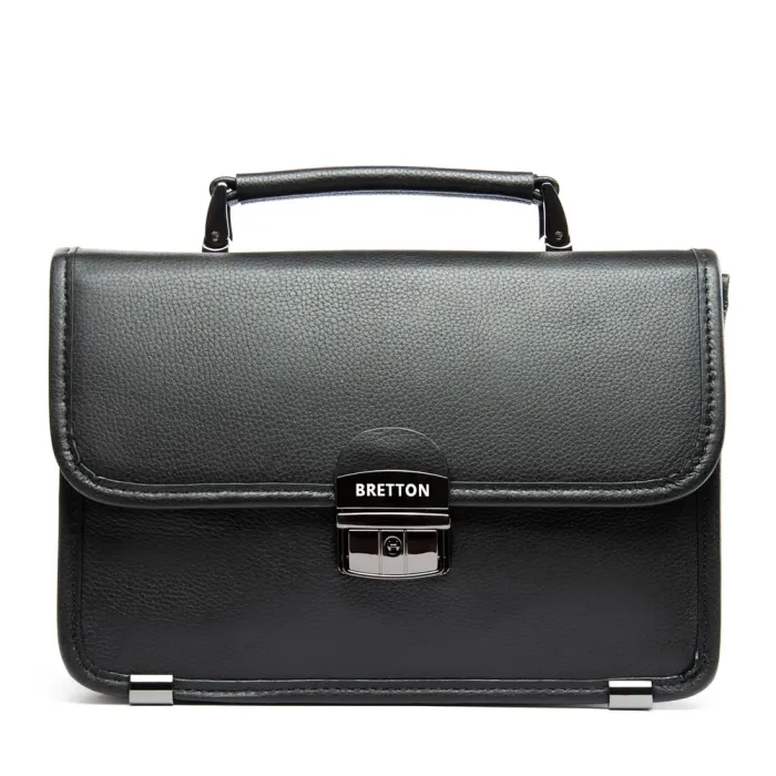 Сумка Мужская Барсетка кожа BRETTON 3787-8 black