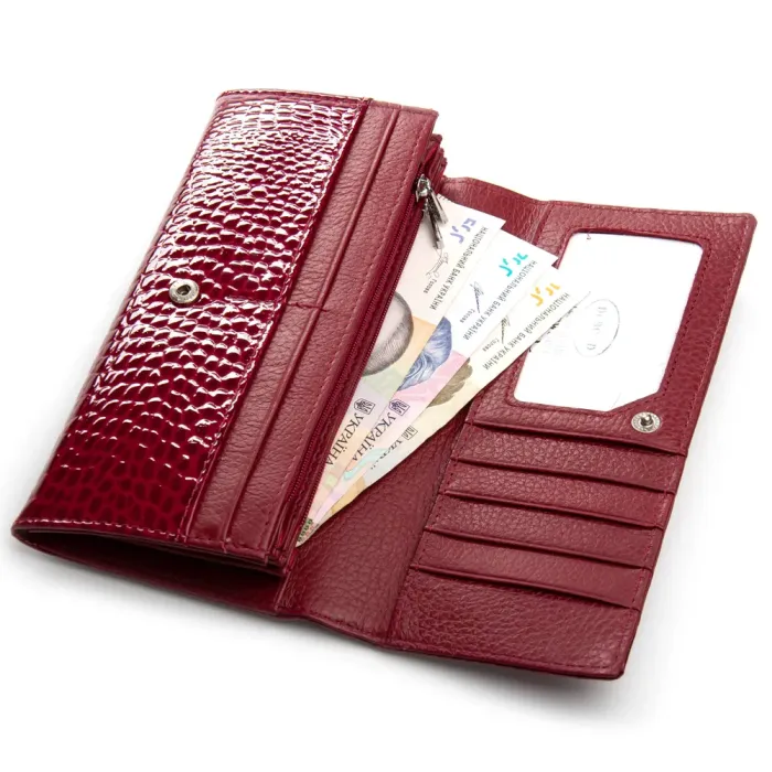 Кошелек PE Женский кожа DR. BOND PEW501 red