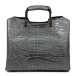 Сумка Женская Классическая кожа ALEX RAI 1540-1 gray