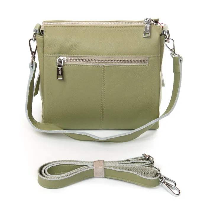 Сумка Женская Классическая кожа ALEX RAI 8942-9 olive