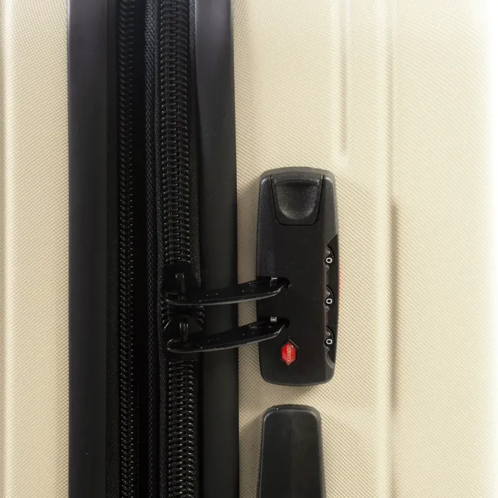 Дорожная Чемодан 2/1 ABS-пластик FASHION 804 white