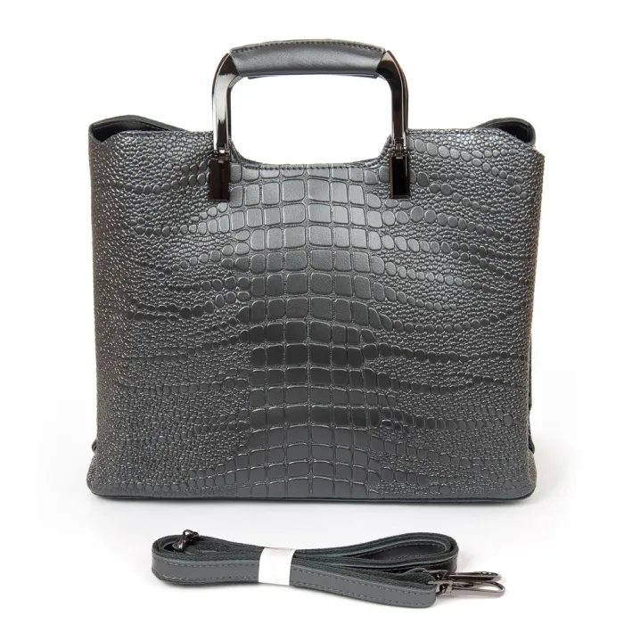 Сумка Женская Классическая кожа ALEX RAI 1540-1 gray