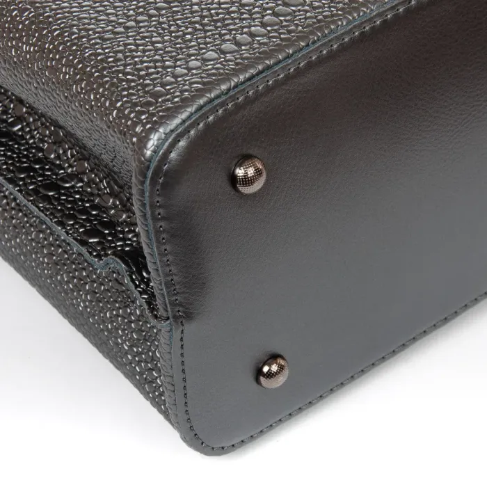 Сумка Женская Классическая кожа ALEX RAI 1540-1 gray