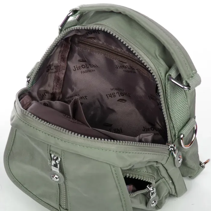 Сумка Женская Текстиль полиамид Jielshi ZT-011 d.green
