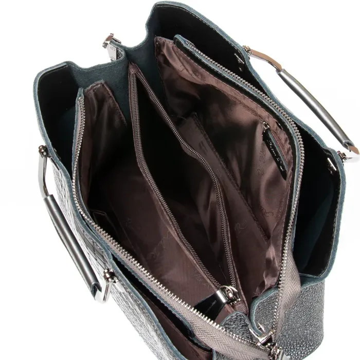 Сумка Женская Классическая кожа ALEX RAI 1540-1 gray