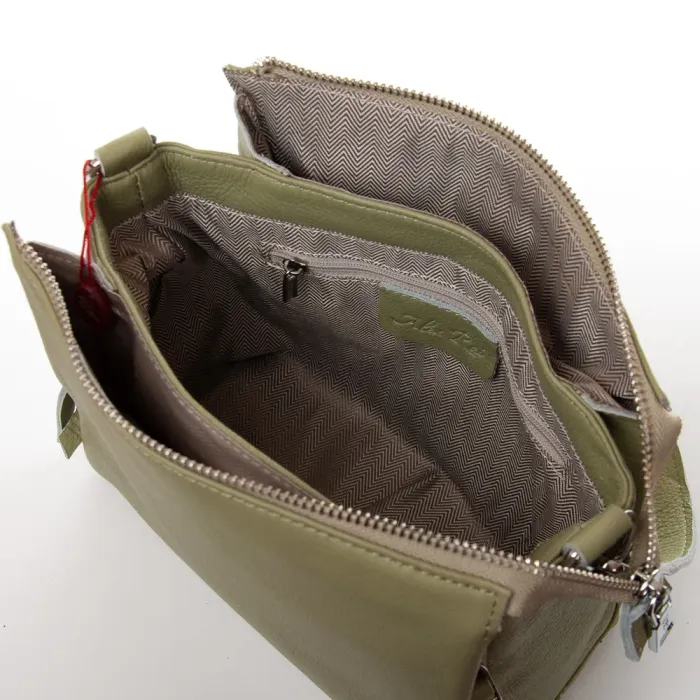 Сумка Женская Классическая кожа ALEX RAI 8942-9 olive