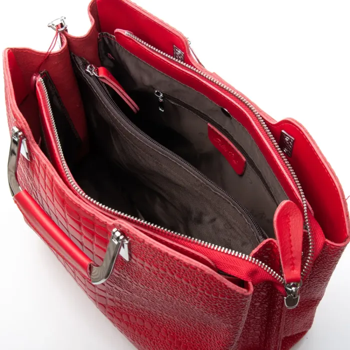 Сумка Женская Классическая кожа ALEX RAI 1540-1 red
