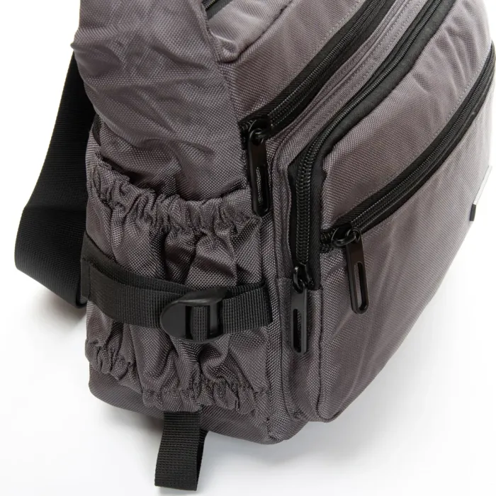 Сумка Мужская На Плечо нейлон Lanpad 8659 grey почтальон