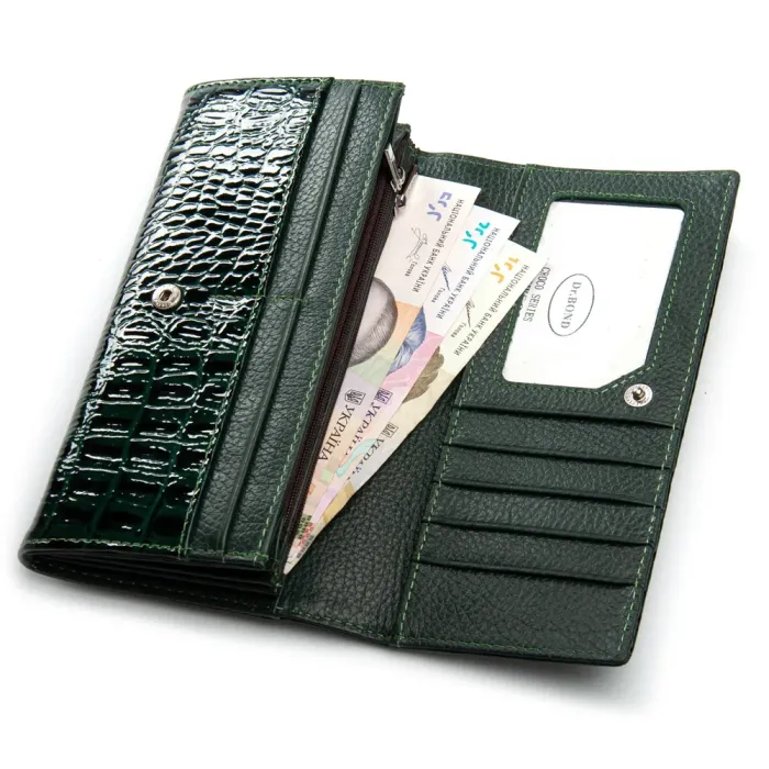 Кошелек PE Женский кожа DR. BOND PEW501 green
