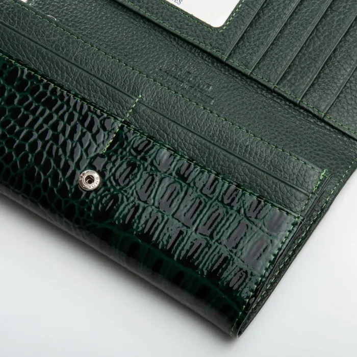 Кошелек PE Женский кожа DR. BOND PEW501 green