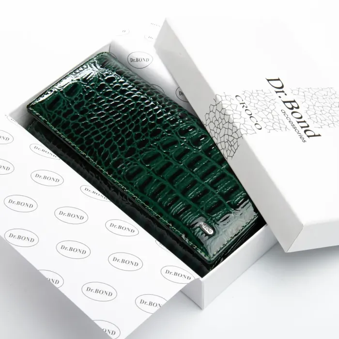 Кошелек PE Женский кожа DR. BOND PEW501-2 green