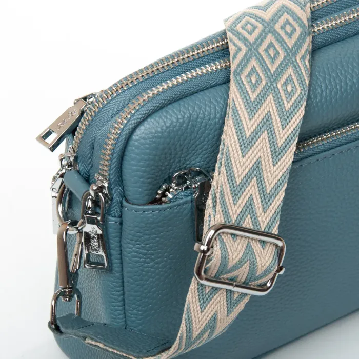 Сумка Женская Классическая кожа ALEX RAI 8960 l.blue