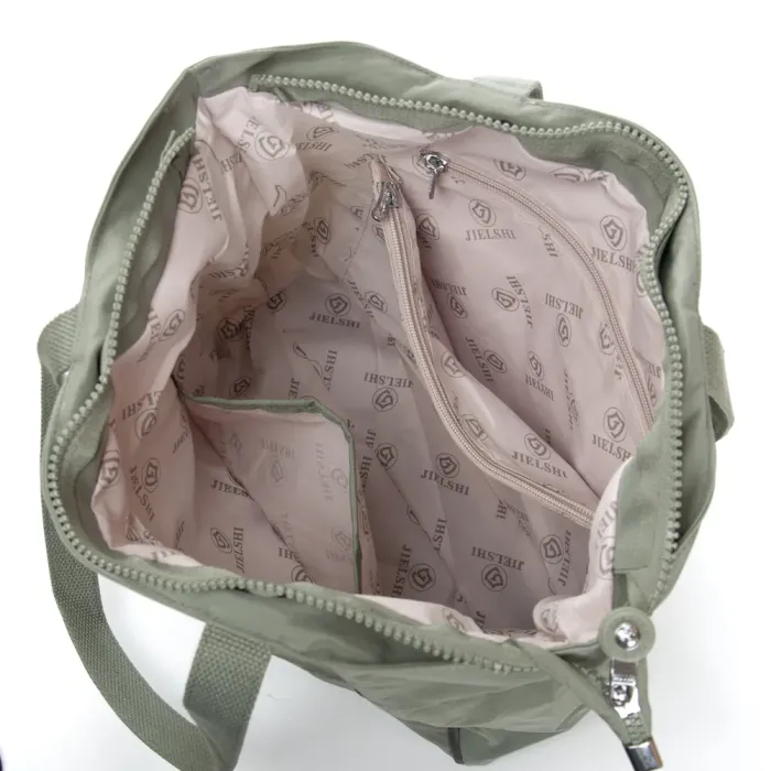Сумка Женская Текстиль полиамид Jielshi 3768 d.green