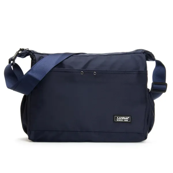 Сумка Мужская На Плечо нейлон Lanpad 8376 blue почтальон