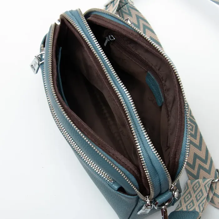 Сумка Женская Классическая кожа ALEX RAI 8960 l.blue