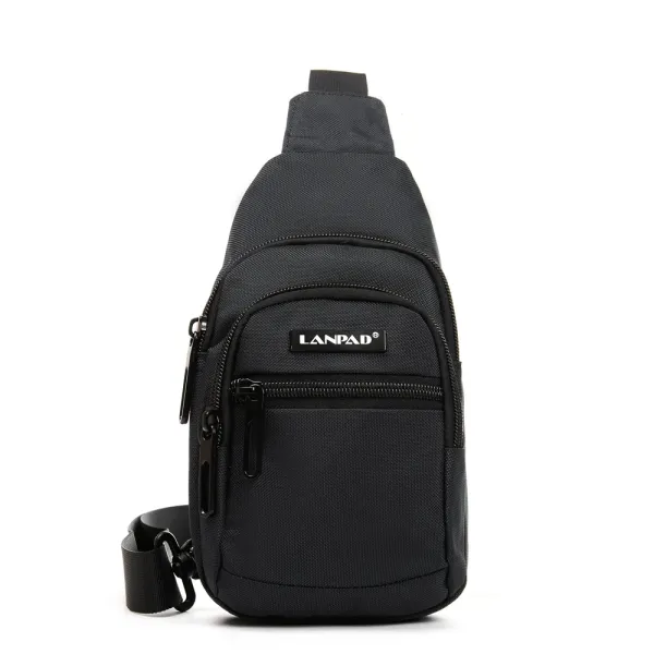 Сумка Мужская На Плечо нейлон Lanpad 65365 black