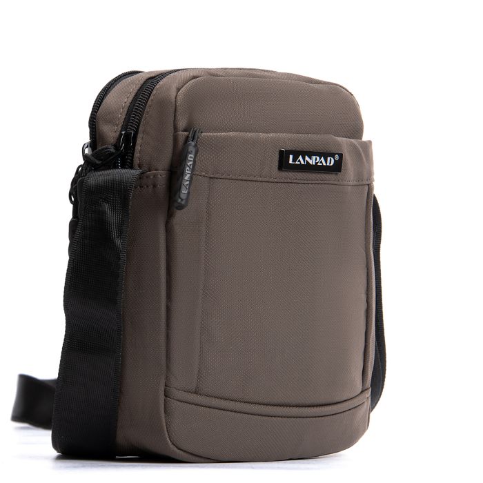 Сумка Мужская Планшет нейлон Lanpad A45007 brown мал