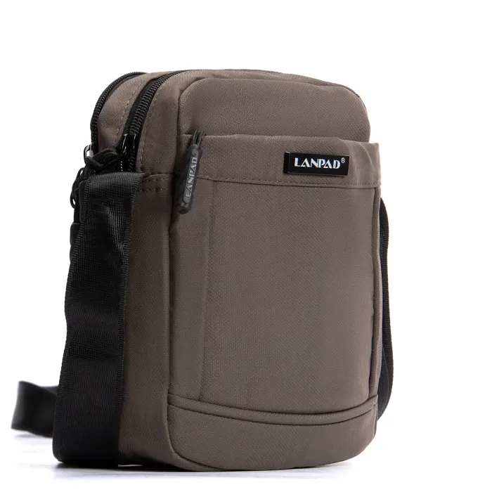 Сумка Мужская Планшет нейлон Lanpad A45007 brown мал