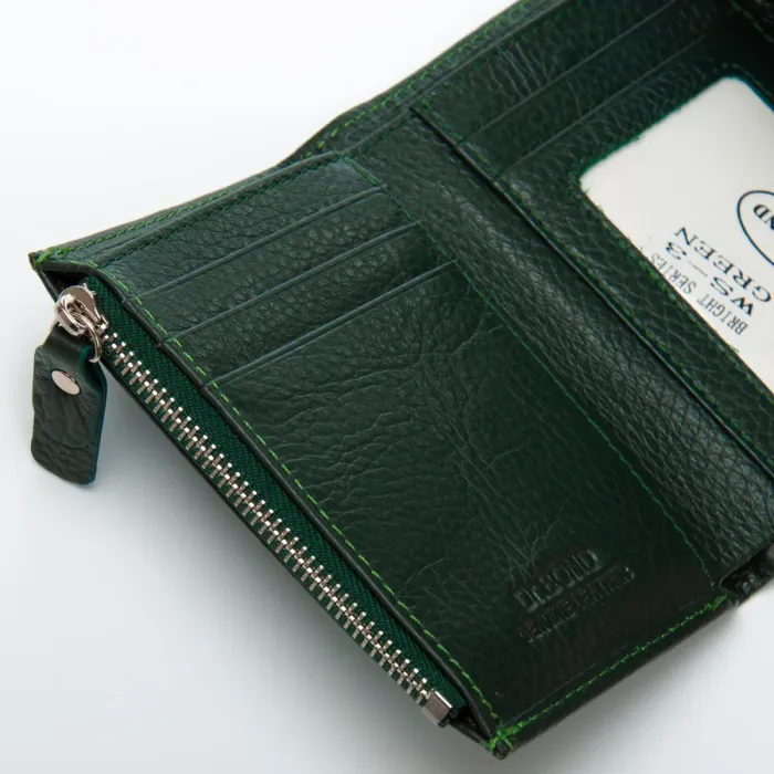 Кошелек Bright Женский кожа DR. BOND WS-3 green