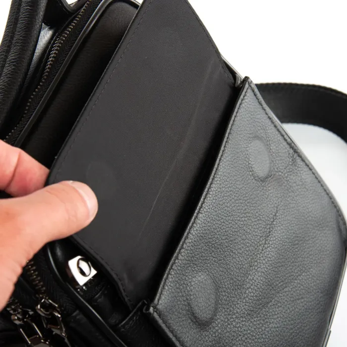 Сумка Мужская Планшет кожа BRETTON 5015-6L black