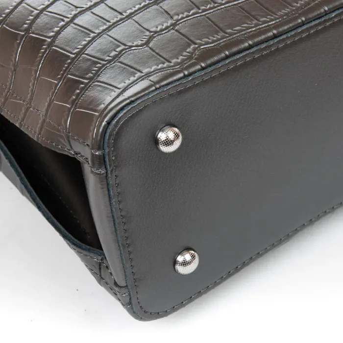 Сумка Женская Классическая кожа ALEX RAI 1546-1 gray