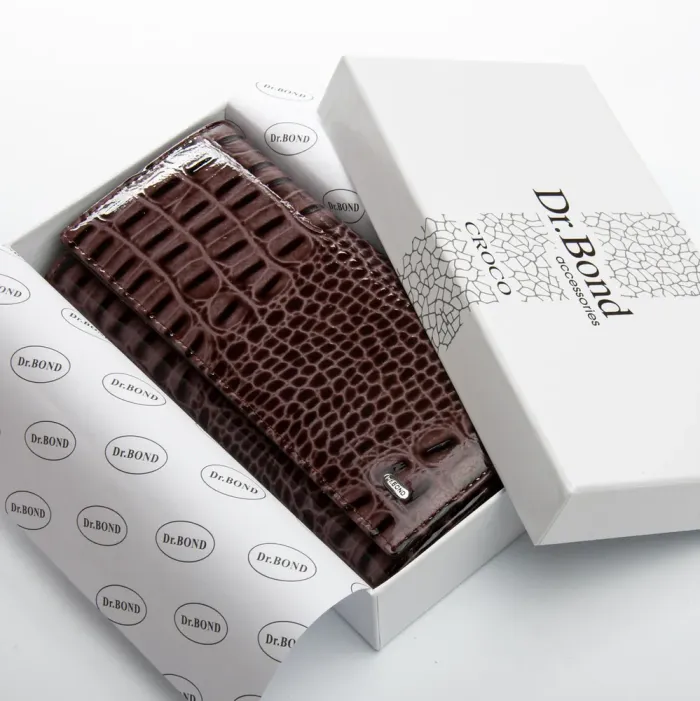 Кошелек PE Женский кожа DR. BOND PEW501-2 brown