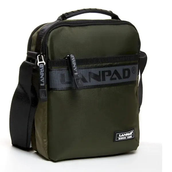 Сумка чоловіча Планшет нейлон Lanpad 6007 green