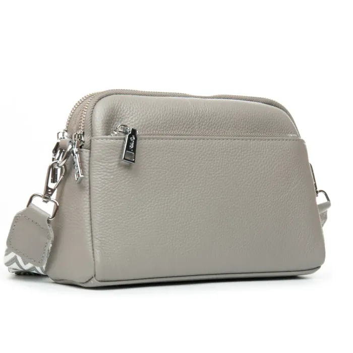 Сумка Женская Классическая кожа ALEX RAI 8960 grey