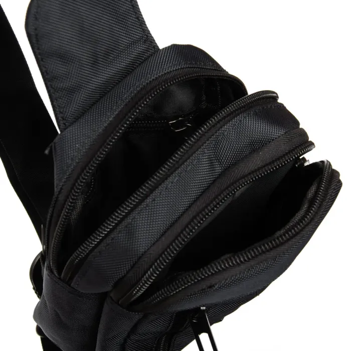 Сумка Мужская На Плечо нейлон Lanpad 0930 black