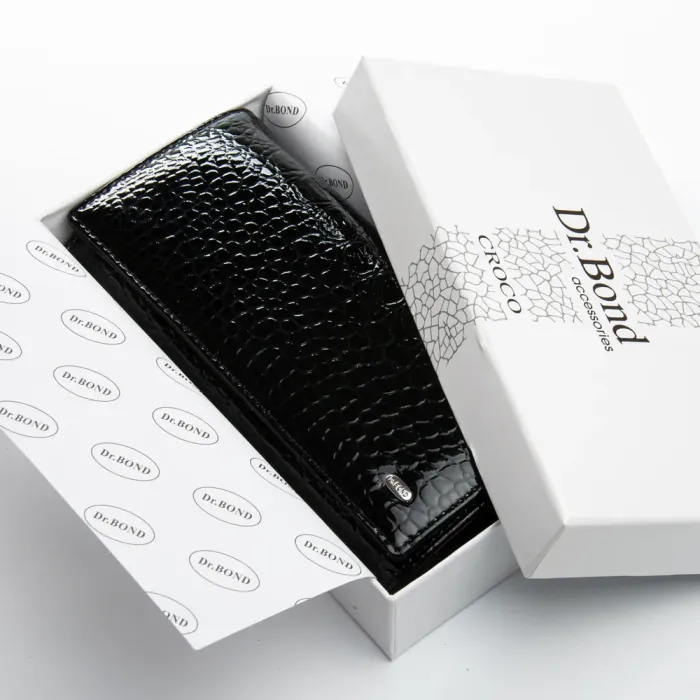 Кошелек PE Женский кожа DR. BOND PEW501-2 black