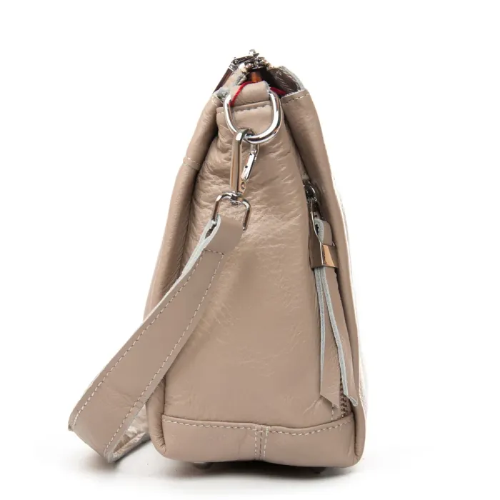 Сумка Женская Классическая кожа ALEX RAI 8942-9 beige